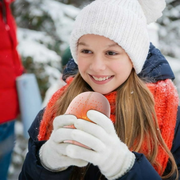 HomeKingdee 2 Pack Magnetic Detachable Hand Warmers - Rechargeable Portable 2-in-1 USB Charging Hand Warmers with 3 Heat Settings, Food-Grade Silicone, Ideal for Outdoor, Camping, Christmas Gifts