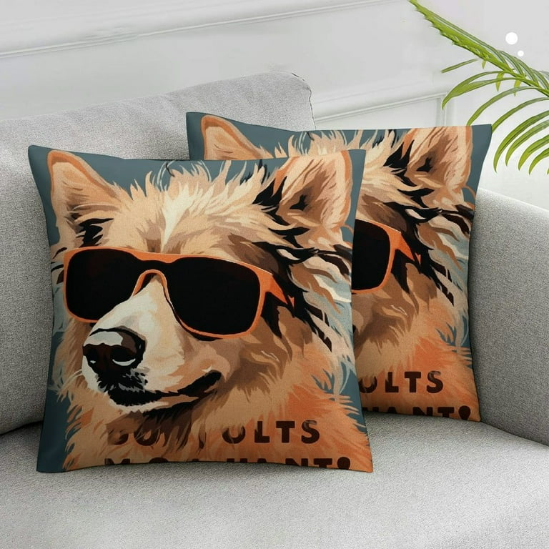 COMIO Husky Pillow Covers Husky Gifts Husky Gifts for Husky Lovers Siberian Husky Gifts Husky Dog Gifts Siberian Husky Pillow Covers 2pc Walmart