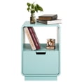 thumbnail image 3 of eHemco Contemporary Side Table End Table with Storage Drawer, Mint Blue, 22.8H x 15.7W x 15D inches, 3 of 8