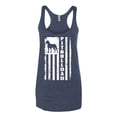 thumbnail image 2 of Pitbull Dad Dog Dag Funny Gift | Womens Dog Lover Premium Tri-Blend Racerback Tank Top, Vintage Navy, Small, 2 of 4