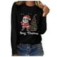 thumbnail image 2 of Pntutb Mujer Árbol de Navidad top Casual Manga Larga O-cuello Sudadera Pullover Blusa Pntutb Pntutb-4714, 2 of 6