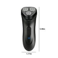 thumbnail image 3 of Kokovifyves Electric Shavers for Men Men's Shavers Waterproof/Rechargeable Shaver for Men Head Blades Portable Travel Gifts for Men Black, 3 of 6