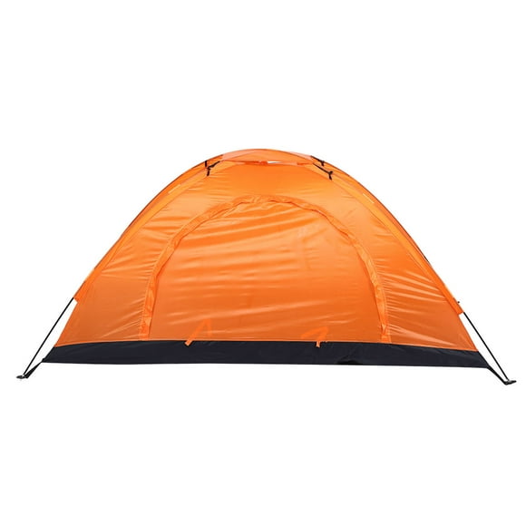 Tente de Loisirs, Tente à une Seule Couche Tente Extérieure, Structure Stable pour Tentes Extérieures Voyage Orange