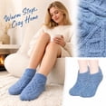 thumbnail image 3 of IAJDKMEK Slipper Socks for Adults Warm - Non-Slip Fuzzy Floor Socks Cozy House Home Thick Lined, Great for Gifts & Home Use, 3 of 5