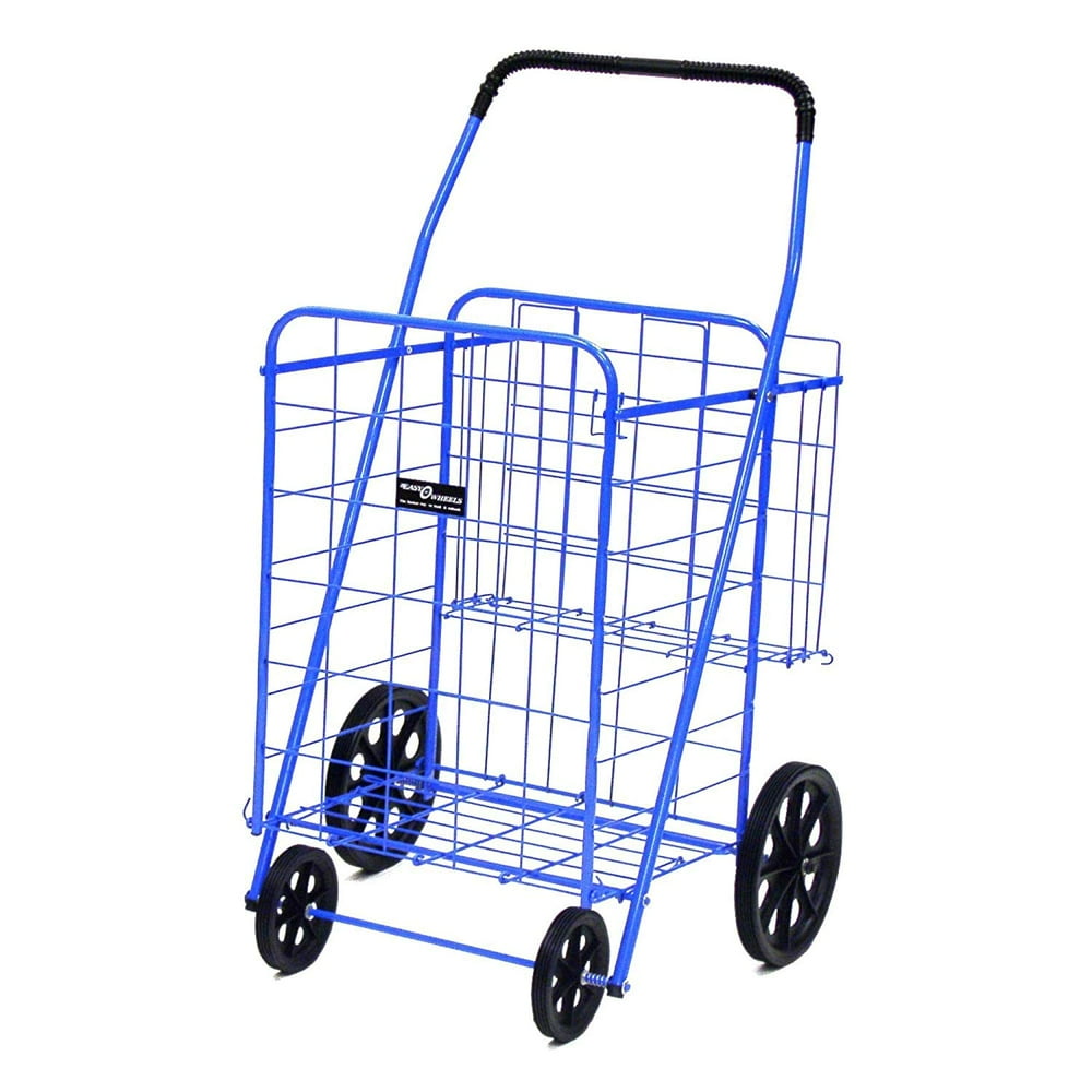 Easy Wheels Jumbo Shopping Cart Plus Multiple Colors