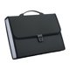 thumbnail image 2 of Carpeta de archivos expandible A4, carpeta organizadora de documentos, bolsa de papel con cierre a presión Negro, 2 of 9