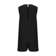thumbnail image 5 of Patlollav Short Jumpsuit for Womens Solid Color Hollow Back Overalls Jumpsuits with Pockets, 5 of 6