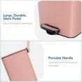 thumbnail image 6 of TLSUNNY 8 Gal Square Trash Can, Stainless Steel Step Garbage Bin, Soft-Close Lid & Removable Inner Bucket for Kitchen, Office, Home, 6 of 9