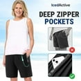 thumbnail image 2 of Maidenfit Icyshorts, Maidenfit - Unisex Ice Silk Stretch Quick-Dry Shorts, Lightweight and Breathable, 2 of 6