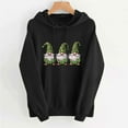 thumbnail image 5 of Abomasnow St Patricks Day Sweatshirts for Women Cute Irish Shamrock Graphic Pullover Tops Oversized Long Sleeve Hoodies with Hooded, 5 of 6