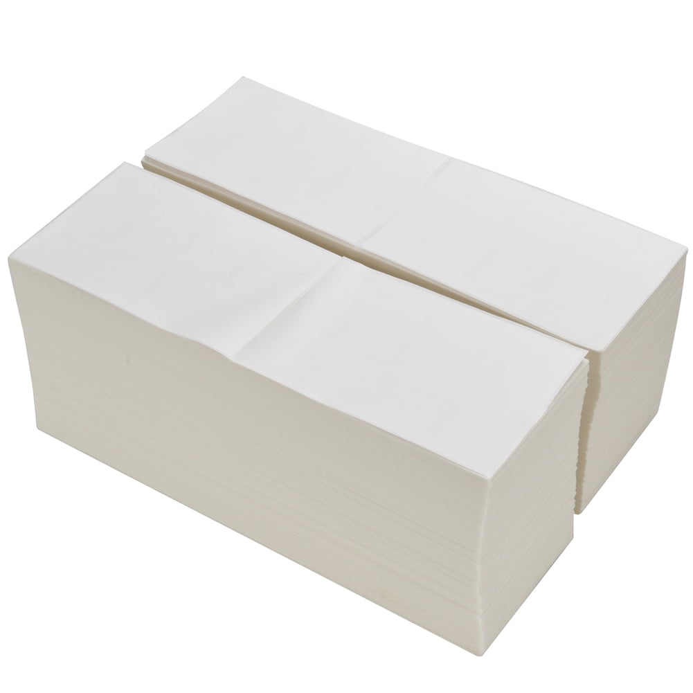 SJPACK 2 Stacks - Fanfold 4" x 6" Direct Thermal Labels for Thermal Printers - Zebra Compatible (2000 Labels Per Stack)