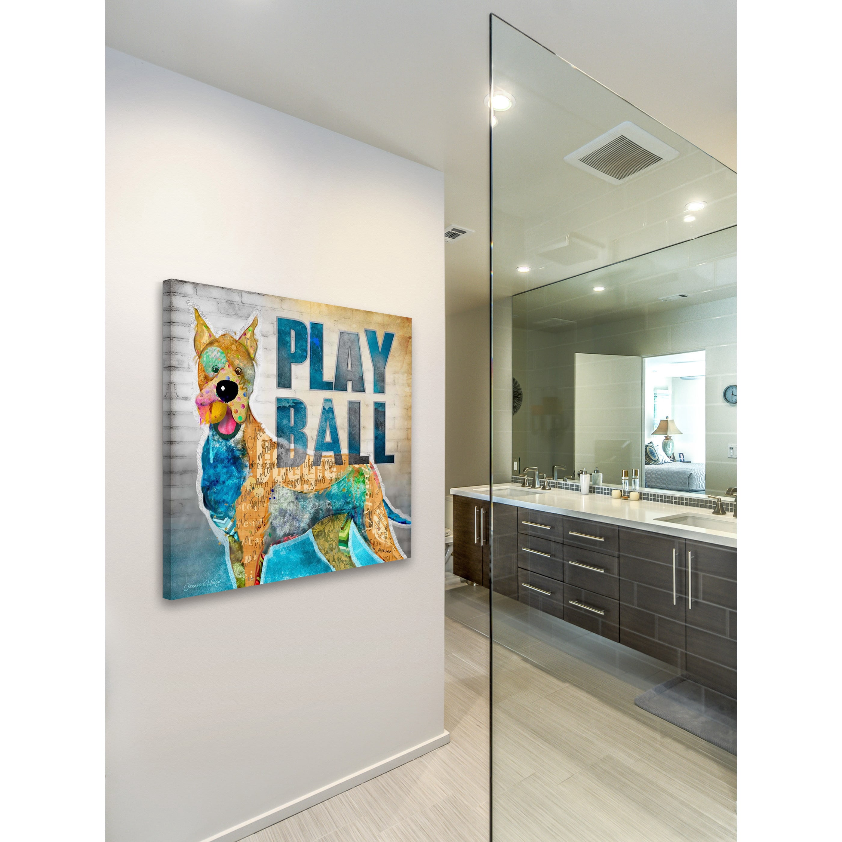 Marmont Hill 'Play Ball' by Connie Haley Painting Print on Wrapped Canvas