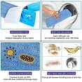 thumbnail image 5 of 16.5"x5.5"（Blue）， 6pcs Mop Pads Replacement,Microfiber Spray Mop for Spray Mops, 5 of 5