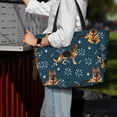thumbnail image 7 of Xecao German Shepherd Dog for versatile beach bag for women includes zipper pockets and waterproof material, ideal for vacations and adventures., 7 of 7