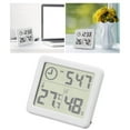 thumbnail image 3 of Termómetro Digital Ultradelgado Con Monitoreeo en Tiempo Real, Higrómetro, Cuatro Estomas de Alta Precisión, Reloj de Cristal de Pantalla Grande para Hábitació de Bebé,, 3 of 7