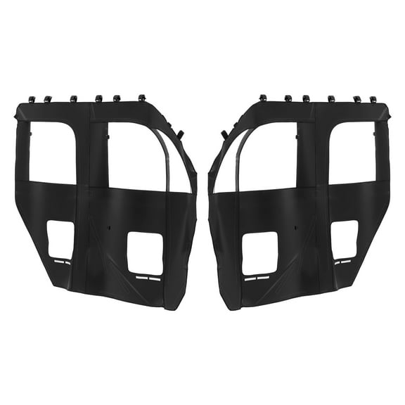 KFFKFF Cab Enclosure Upper Doors, Compatible with CFMOTO Uforce 1000 XL 2022-2024, Soft Upper Doors, Weather-Resistant Side Window Kit with Upgraded Zipper, Designed for Use with Side Mirrors