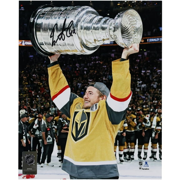 Ivan Barbashev Vegas Golden Knights Autographed 2023 Stanley Cup Champions 8" x 10" Raising Cup Photograph - Fanatics Authentic Certified