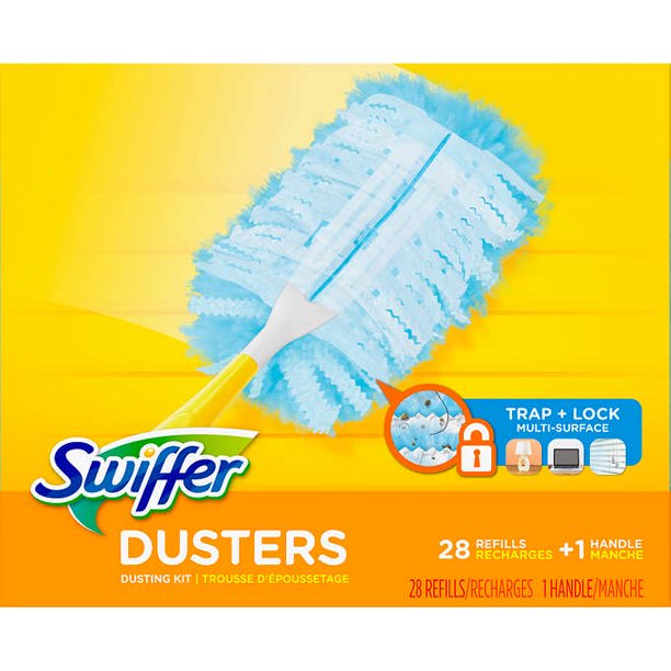 Swiffer Duster Dusting Kit, 1 handle & 28 refills...