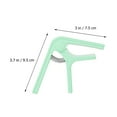 thumbnail image 2 of BRIGHTFUFU Capo Para Guitarra Clásica Y Ukulele Con Resistente Y Antideslizante Verde Claro, 2 of 8