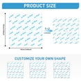 thumbnail image 4 of TickJOY 20-Pack Non-Slip Rug Gripper Pads for Hardwood, Tile, Laminate & Carpet Floors, 3.93"x3.93" Square Silicone Anti-Slip Rug Corners, Durable Reusable Holders, White, 4 of 6