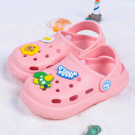 

Kids Slippers Soft Sandals Lightweight Shockproof Non-Slip Water Shoes Garden Shoes For Beach Pool Shower