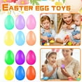 thumbnail image 3 of 6 Pack Easter Eggs –2.3'' Fillable Plastic Surprise Eggs for Easter Egg Hunt, Basket Stuffers, Party Favors, Classroom Prizes, Colorful Assorted Easter Decorations, 3 of 4