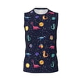 thumbnail image 6 of Picia Space Dinosaur mens Cotton Tank Undershirts , Moisture-wicking Ribbed Tanks, Lightweight Cotton Tank Undershirts-Large, 6 of 8