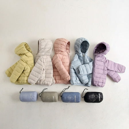 

Popvcly Toddler Kid Boys Girls Winter Light-Weight Packable Down Jacket Dinosaur Hooded Windbreaker Snow Warm Zip-up Puffer Coat Outwear For 2-7 Year