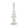 thumbnail image 6 of Glass Taper Candle Holder - Clear Candlestick with Modern Decorative Design - Elegant Home, Office, and Bedroom Decor - 11" Clear, 6 of 10