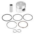thumbnail image 1 of 43mm Piston Rings Kit Assembly for GY6 Horizontal Engine Scooter Moped Motorcycle, 1 of 9