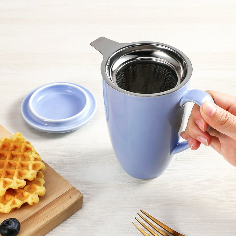 EastVita Tea Infuser, Tea Cups with Infuser and Lid, Tea Filters