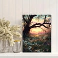 thumbnail image 2 of Sunset Meadow Daisy Canvas Wall Art Print, Living Room Bedroom Office Study Home Decor, 2 of 8
