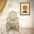 thumbnail image 3 of The Miuus Studio 11x14 Gold Ornate Wood Framed with Double Matting Museum Art Print Titled - Burn Orange Composition, 3 of 4