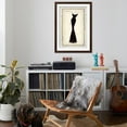 thumbnail image 4 of Art.com Vogue Silhouette Art Print by Emily Adams, Brown Frame Wall Art, 32" x 44", 4 of 5