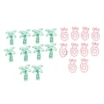 thumbnail image 4 of Clips de Papier en Métal Clips de Papier 100pcs Mini-Clips Portables Support de Clips de Papier Clarté Remarquable, 4 of 5