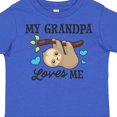 thumbnail image 4 of Inktastic My Grandpa Loves Me with Sloth and Hearts Boys or Girls Toddler T-Shirt, 4 of 5