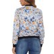 thumbnail image 3 of Chaqueta bomber para mujer Inspire Chic, corte ajustado, ligera, con cremallera, talla XS, azul cielo, 3 of 6