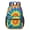 Red and Yellow-1, variant on Red and Yellow Tie Dye Pattern 17" School Backpacks for Teens,Waterproof Oxford Fabric,S-Shape Padded Straps for School,Travel,Hiking,Camping