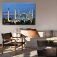 thumbnail image 6 of The Blue Mosque Wall Art Canvas Poster Bedroom Decor Sports Landscape Office Room Decor Gift,Frame-style,12x18inch(30x45cm), 6 of 8