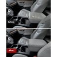 thumbnail image 5 of KBH Car Armrest Cover for 2017-2022 Honda CRV Accessories, Leather Middle Console Lid Cover Cushion Pad for Car Interior, Gray, 5 of 6