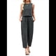 thumbnail image 2 of Conjunto de 2 Piezas de Cuadros para Mujer, para Vacaciones en la Playa, Verano, Camiseta Sin Mangas, Pantalones y Traje. Verde L, 2 of 10