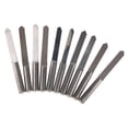 thumbnail image 1 of 10 Piezas de de Tungsteno Grabado Bit Fresadora CNC Enrutador Kit de Herramientas de para Escultura 2D, Escultura en Relieve Mango de 4 mm diámetro de punta de 01 mm Sharpla Bits de la máquina de grabado del CNC, 1 of 8