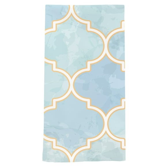Briarwood Lane Blue Quatrefoil Cotton Hand Towel