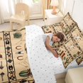 thumbnail image 5 of jejeloiu Western Cowboy 7 Pieces Bedding Comforter Set Kids,Country Print Full Bedding Set,Reversible, 5 of 7