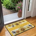 thumbnail image 2 of Yellow Dot Sunflower Bee Pattern Door Rugs,Washable Non Slip Door Mats Indoor,Decorative Door Mats,Entry Mat Indoor for Entrance,Bedroom,Kitchen,Bathroom,30"x17", 2 of 6
