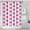 Pink Daisy Flower, variant on Light Blue Daisy Flower Pattern Shower Curtain 36"x72" ,Bathroom Decorative Shower Curtains Set with 12 Hooks,Modern Waterproof Washable Shower Curtain