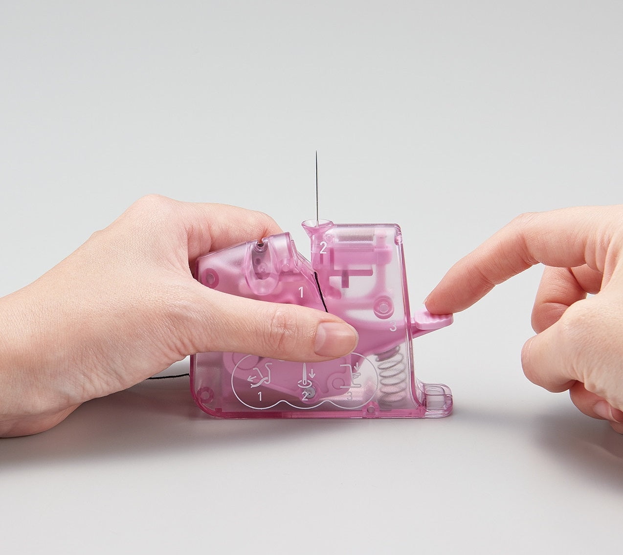Quick Desk Needle Threader-Purple