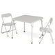 thumbnail image 1 of Yeshouse Conjunto moderno de mesa y sillas plegables para juegos de cartas, sillas acolchadas de cuero, estructura de acero resistente, mesa plegable cuadrada para comedor o sala de juegos, 1 of 8
