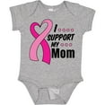 thumbnail image 3 of Inktastic Breast Cancer Awareness I Support My Mom with Pink Ribbon Boys or Girls Baby Bodysuit, 3 of 5