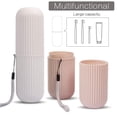 thumbnail image 3 of Toothbrush Travel Case, Travel Toothbrush Rack Case, Portable Travel Toothbrush Case Set 2, 3 of 6